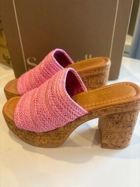 Seychelles Pink Applause Women's Slide Mules